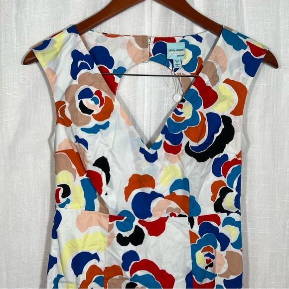 Anthropologie NWT Plenty Dresses By Tracy Reese Floral Cut Out Dress Sz 0P - Picture 5 of 8